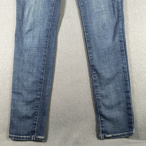 Levis 721 High Rise Skinny Jeans Womens 28 Blue Stretch Denim Slim Fit 28x32 - Picture 2 of 14
